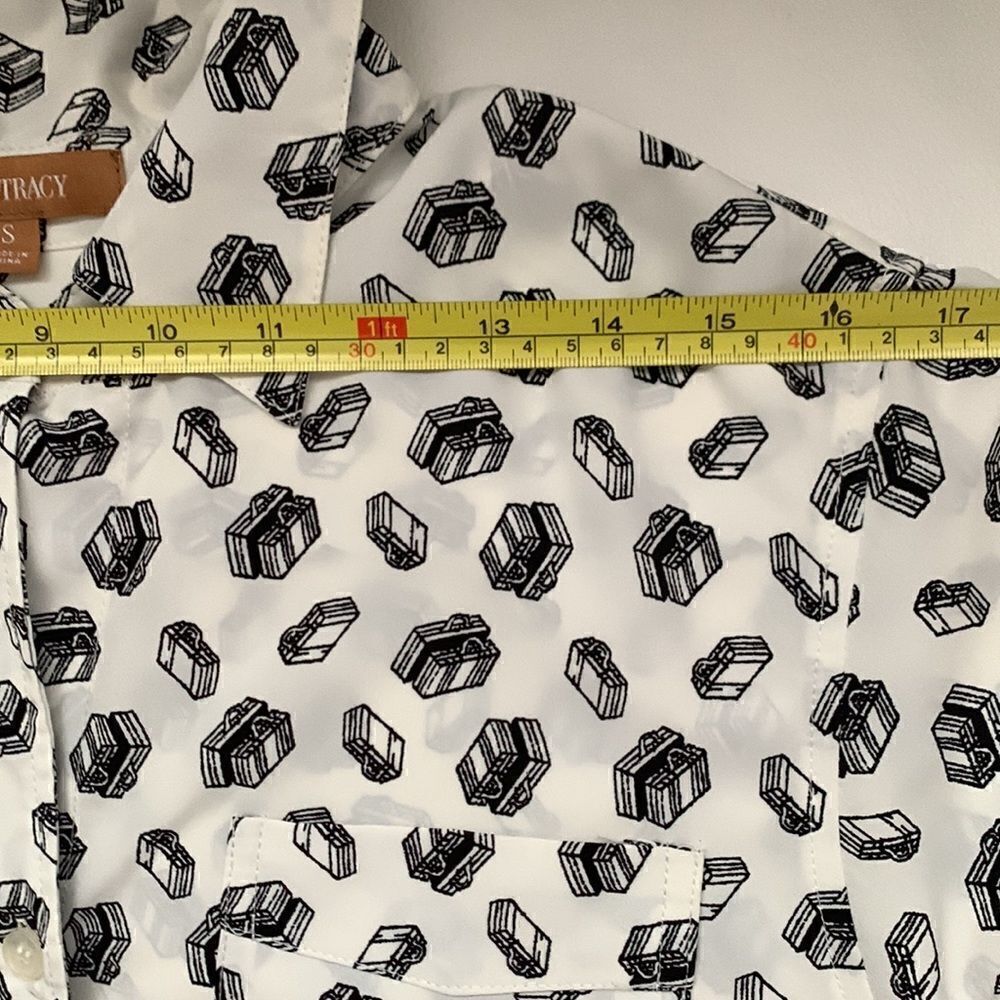 Ellen Tracy Blouse Size S - Picture 3 of 7